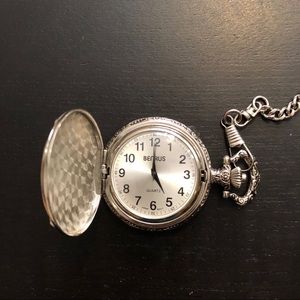 Benrus ‘DAD’ silver pocket watch